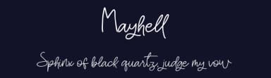 Mayhell by Paily Studio — Script Handwritten Font — thumbnail 2