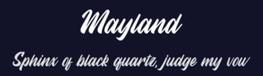 Mayland by Hoperative — Script Handwritten Font — thumbnail 2