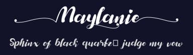 Maylanie by SSI.Scraps — Script Handwritten Font — thumbnail 2