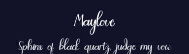 Maylove by Endri Sulistyawan — Script Handwritten Font — thumbnail 2