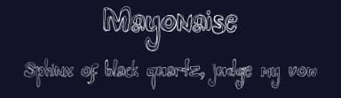 Mayonaise by Hanoded — Script Handwritten Font — thumbnail 2