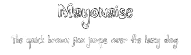 Mayonaise by Hanoded — Script Handwritten Font — thumbnail 1