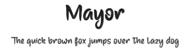 Mayor by productype.com — Script Handwritten Font — thumbnail 1