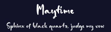 Maytime by Letterena Studios — Script Handwritten Font — thumbnail 2