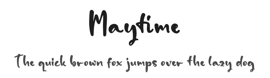 Maytime by Letterena Studios — Script Handwritten Font