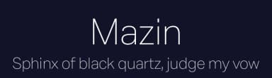 Mazin by Font People — Sans Serif Font — thumbnail 2