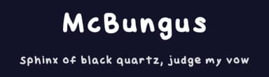 McBungus by McButters — Script Handwritten Font — thumbnail 2