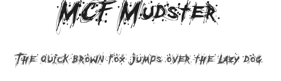 MCF Mudster by Mister Chek — Script Handwritten Font