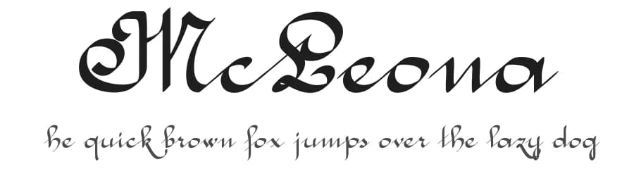 McLeona by Murat Yegul — Script Handwritten Font — preview 1