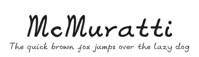 McMuratti by Murat Yegul — Script Handwritten Font