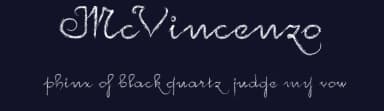McVincenzo by Murat Yegul — Script Handwritten Font — thumbnail 2