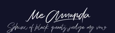 Me Amanda by Fontherapy — Script Handwritten Font — thumbnail 2