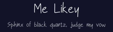 Me Likey by Reema Chhabra — Script Handwritten Font — thumbnail 2
