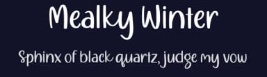 Mealky Winter by Allouse Studio — Script Handwritten Font — thumbnail 2