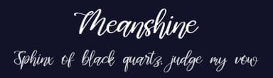 Meanshine by Qwrtype Foundry — Script Handwritten Font — thumbnail 2