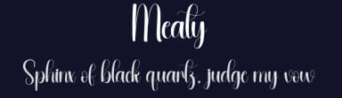Meaty by Andi Moz — Script Handwritten Font — thumbnail 2