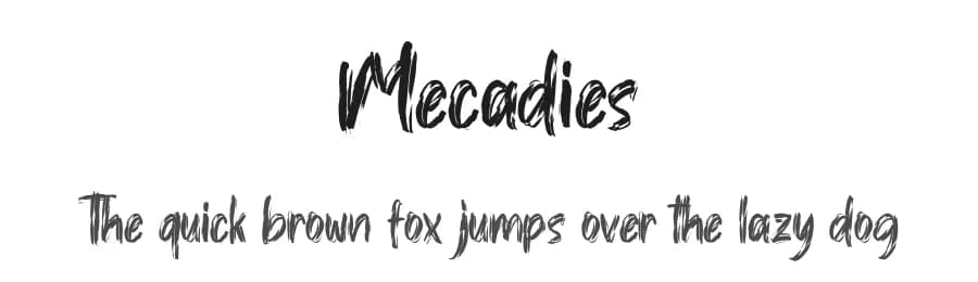 Mecadies by Skiiller Studio — Script Handwritten Font