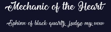 Mechanic of the Heart by Cat.B — Script Handwritten Font — thumbnail 2