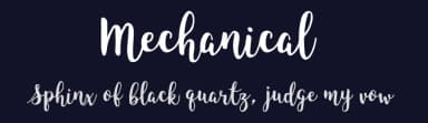 Mechanical by Projectype — Script Handwritten Font — thumbnail 2