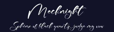 Mecknight by Letterena Studios — Script Handwritten Font — thumbnail 2