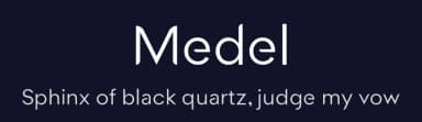 Medel by Ozan Karakoc — Sans Serif Font — thumbnail 2