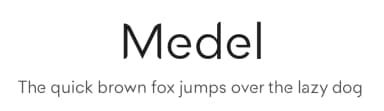 Medel by Ozan Karakoc — Sans Serif Font — thumbnail 1