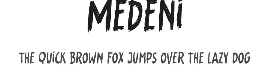 Medeni by Gassstype — Script Handwritten Font