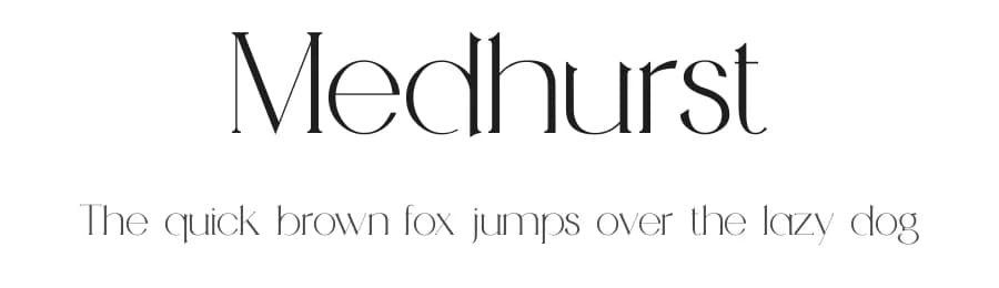 Medhurst by Pilaster Davy — Serif Font — preview 1