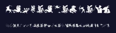 Mediaeval Bats by Manfred Klein — Dingbats Font — thumbnail 2