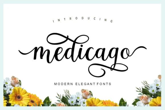 Medicago Font by Encolab — Script Handwritten Font