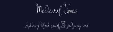 Medieval Times by RiseGraph — Script Handwritten Font — thumbnail 2