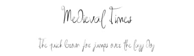 Medieval Times by RiseGraph — Script Handwritten Font — thumbnail 1