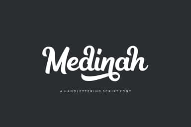Medinah Font by trusthastd — Script Handwritten Font — thumbnail 1