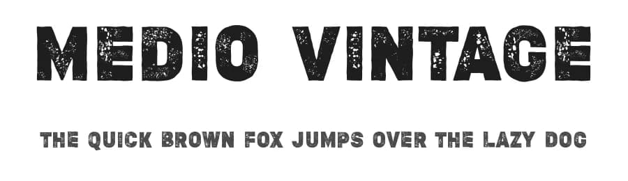 Medio Vintage by 177Studio — Sans Serif Font