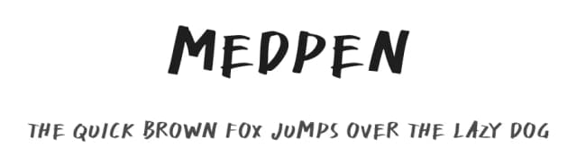MedPen by hati — Script Handwritten Font