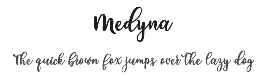 Medyna by Fanastudio — Script Handwritten Font — preview 1