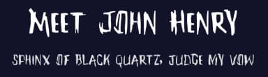 Meet John Henry by Robotic Attack Fonts — Script Handwritten Font — thumbnail 2