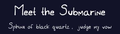 Meet the Submarine by Dismantle Destroy — Script Handwritten Font — thumbnail 2