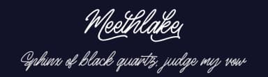 Meethlake by Garisman Studio — Script Handwritten Font — thumbnail 2