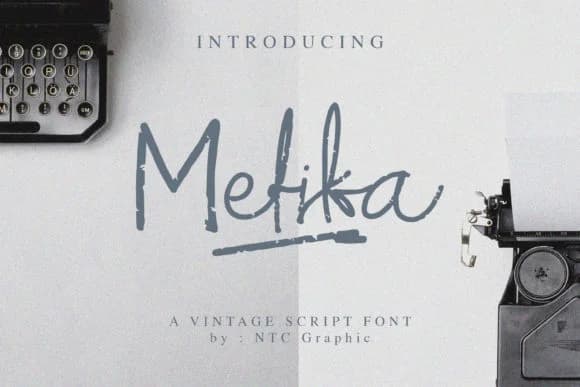 Mefika Font by dwikrisdiantoro9 — Script Handwritten Font — preview 1