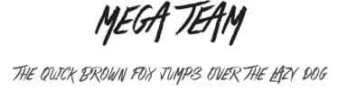 Mega Team by JSH creates — Script Handwritten Font — thumbnail 1