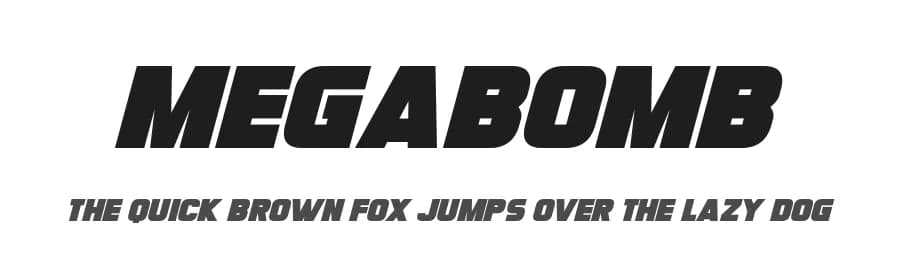Megabomb by Hawtpixel — Sans Serif Font