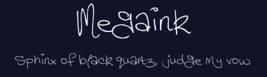 Megaink by FontPanda — Script Handwritten Font — thumbnail 2