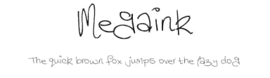 Megaink by FontPanda — Script Handwritten Font — thumbnail 1