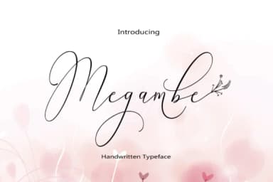 Megambe Font by Naqsya.Co — Script Handwritten Font — thumbnail 1
