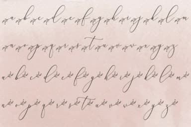 Megambe Font by Naqsya.Co — Script Handwritten Font — thumbnail 9