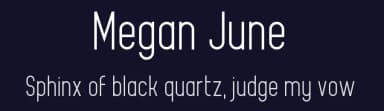 Megan June by Chequered Ink — Sans Serif Font — thumbnail 2