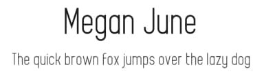Megan June by Chequered Ink — Sans Serif Font — thumbnail 1