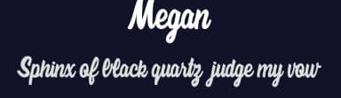 Megan by Billy Argel Fonts ® — Script Handwritten Font — thumbnail 2