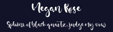 Megan Rose by Vztype Studio — Script Handwritten Font — thumbnail 2